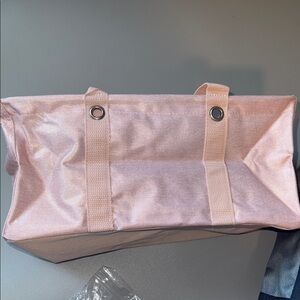 Thirty-One YOU PICK ONE  Tiny Utility Tote Denim or Blush Metallic